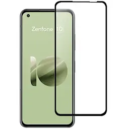 Full-fit Hærdet Glas Skærmbeskytter Asus ZenFone 10 sort