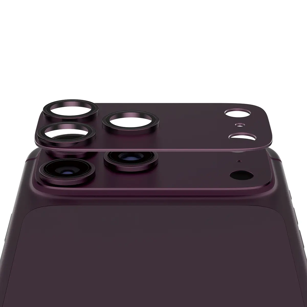 iPhone 18 Pro Max Fender Camera Protector Dark Cherry