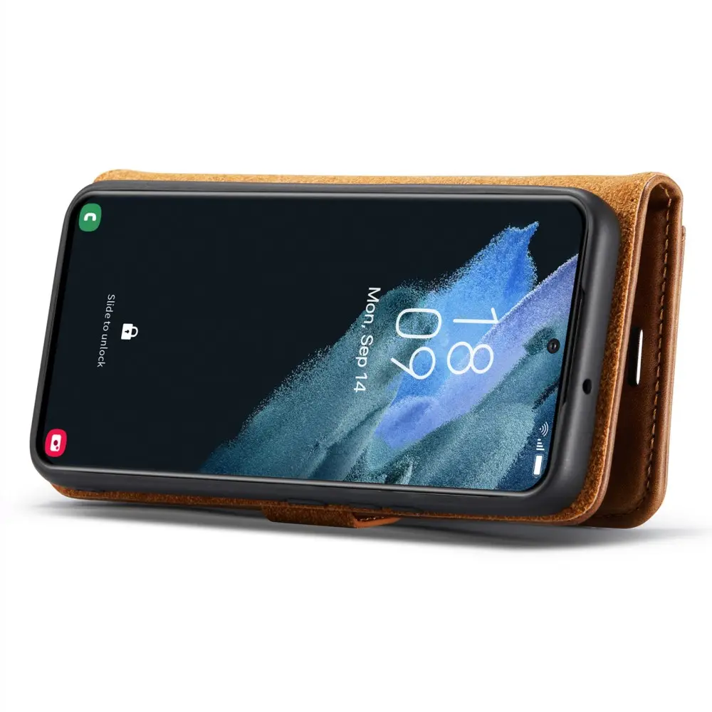 Magnet Wallet Samsung Galaxy S24 Cognac
