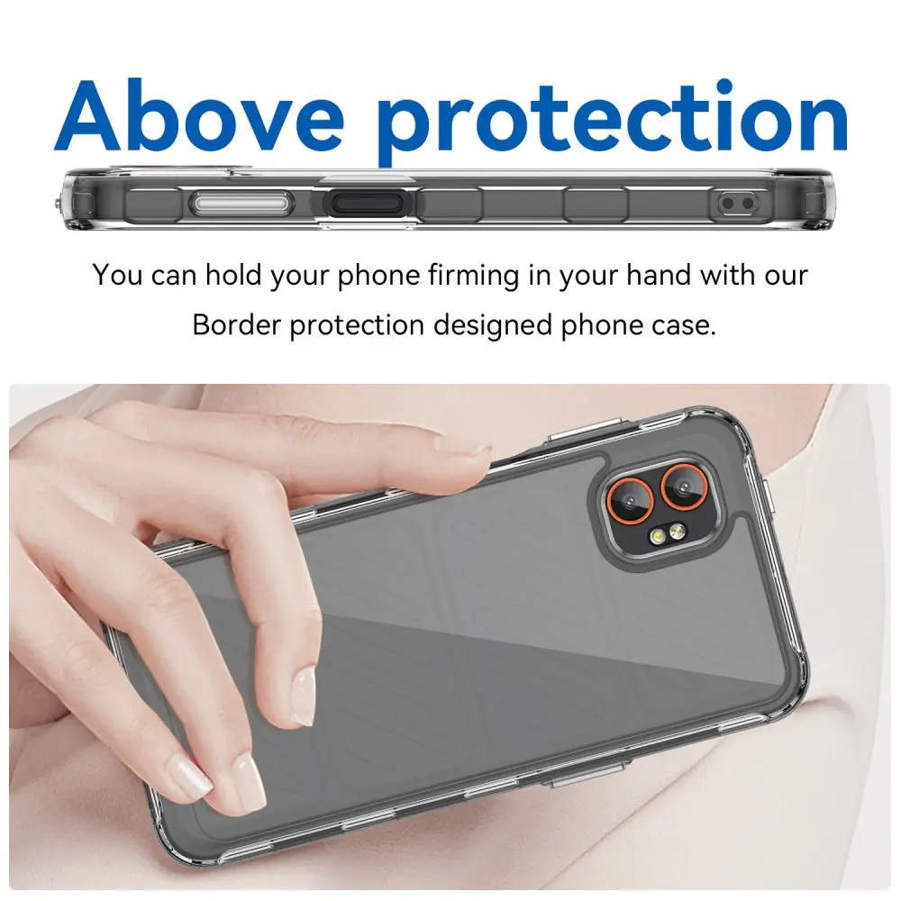 Hybridskal Samsung Galaxy Xcover 7 Pro Genomskinlig