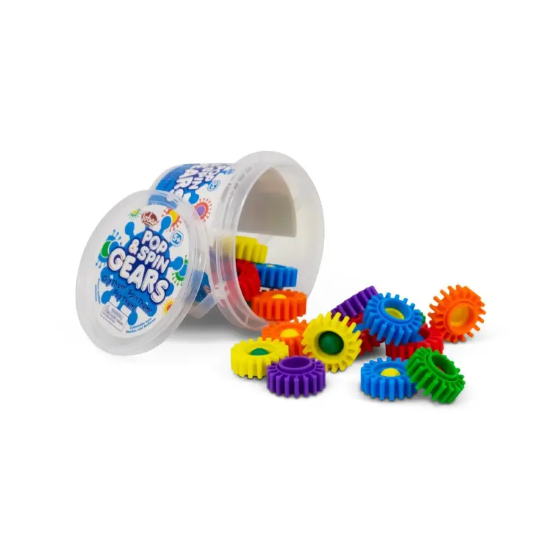 Dåse med Pop N Spin Gears tandhjul