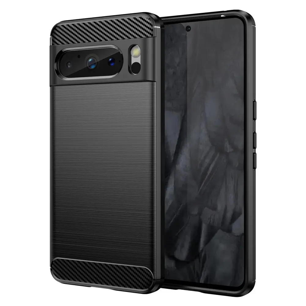 Google Pixel 8 Pro Cover TPU Brushed Sort
