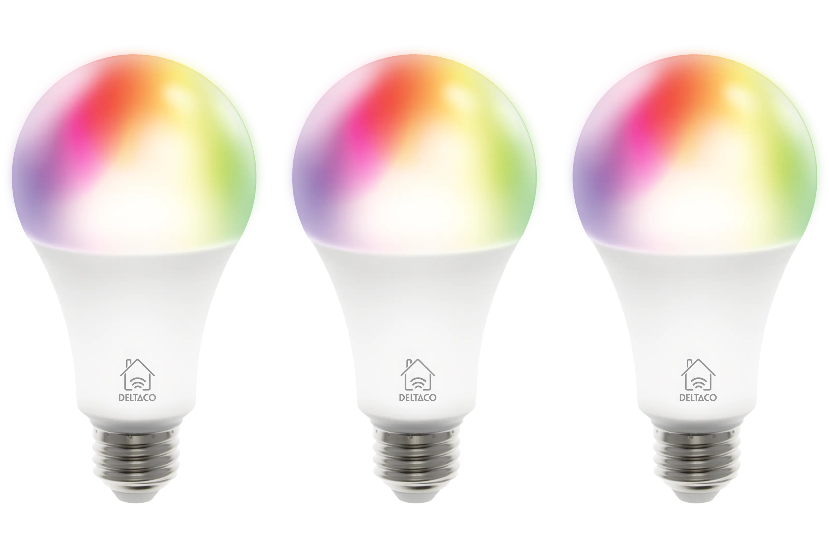 Älykkäät LED-lamput RGB 9W (3-pack)
