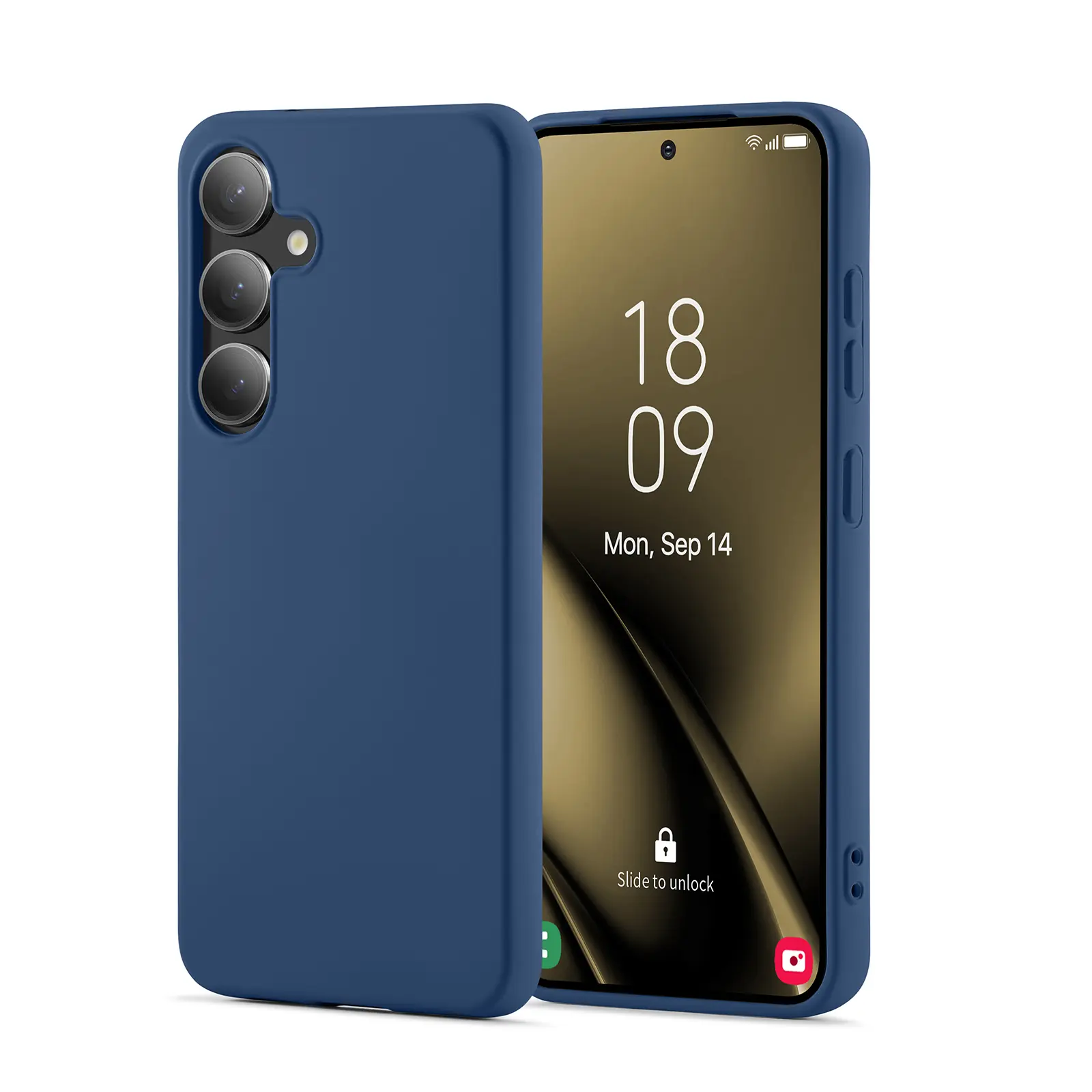 TPU Cover Samsung Galaxy S25 Mørkeblå