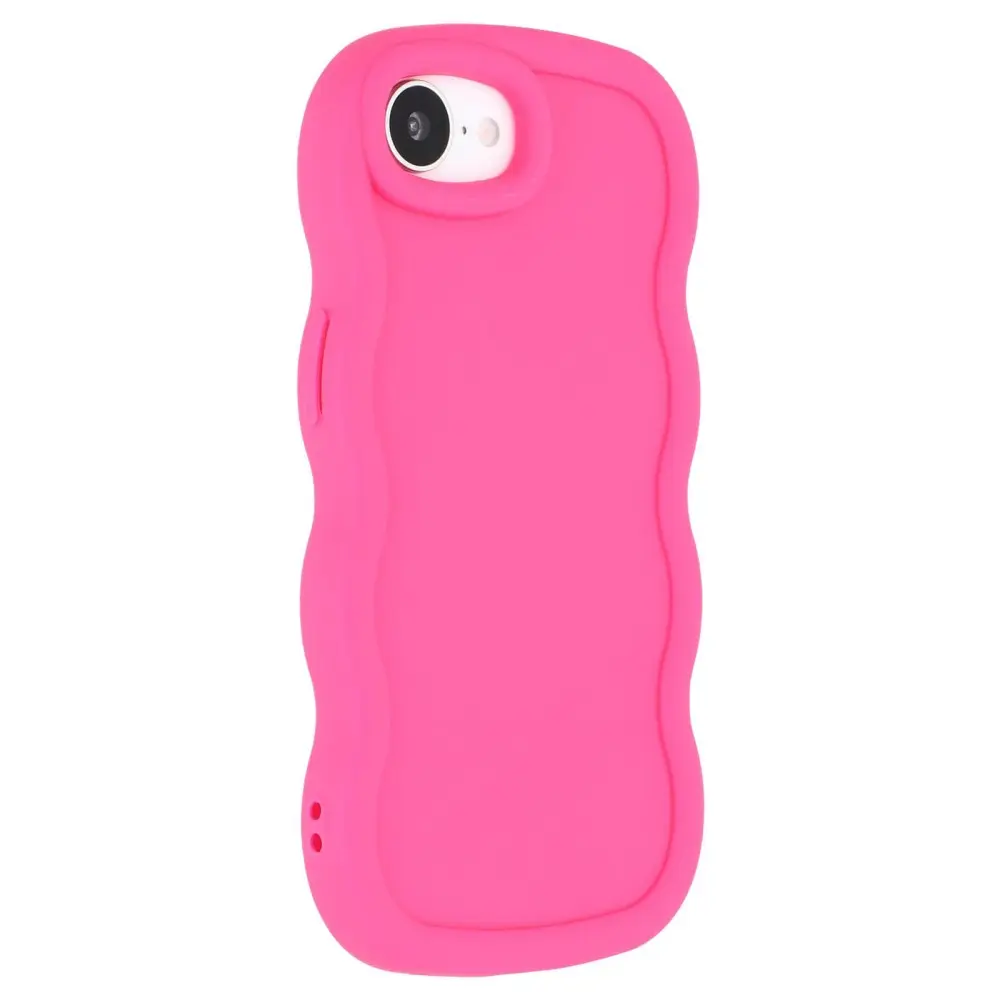 Wavy Edge TPU Skal iPhone 17e Rosa