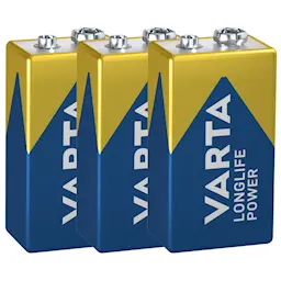 3-pack Brandvarnarbatteri 9V
