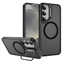 Hybridcover Kickstand MagSafe Samsung Galaxy S25 Sort
