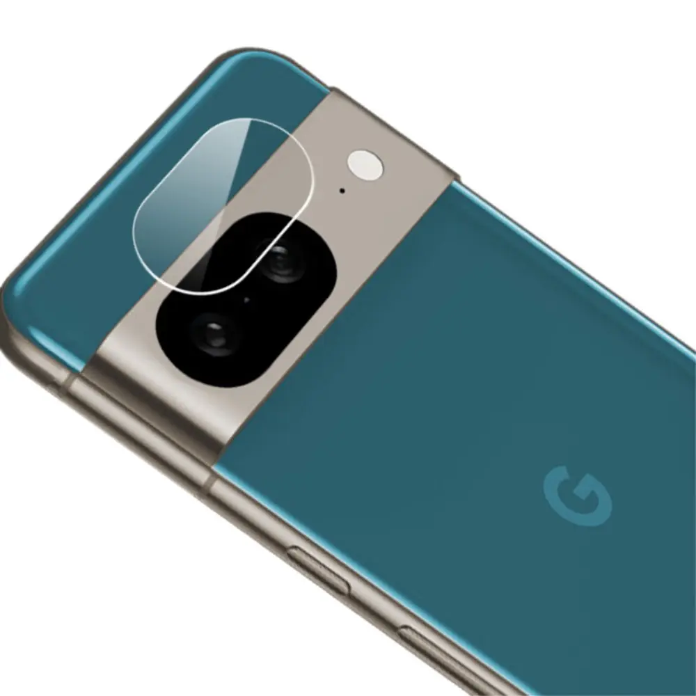 2-pack Härdat Glas Linsskydd Google Pixel 8 Genomskinlig