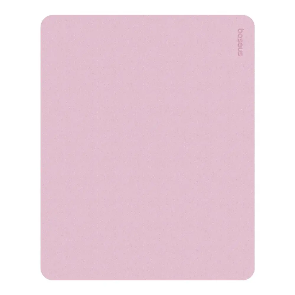 Musemåtte Læder lyserød