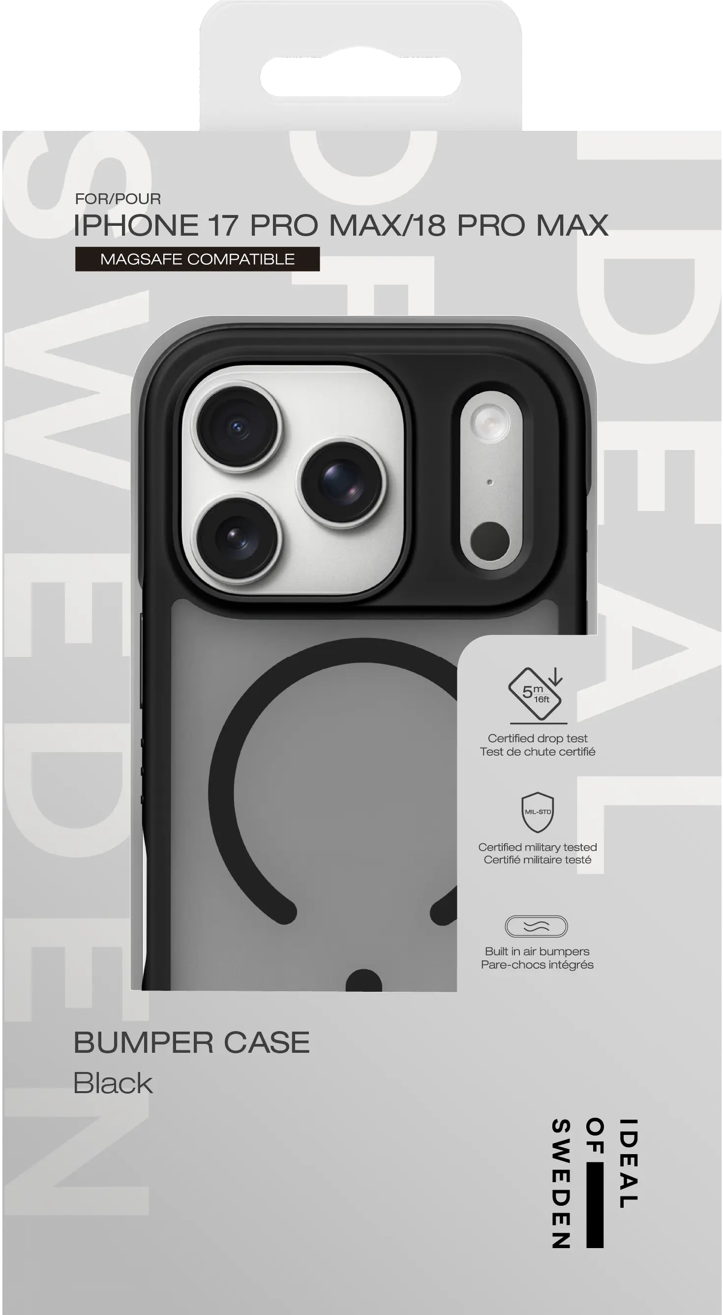 MagSafe Bumper Case iPhone 18 Pro Max Black