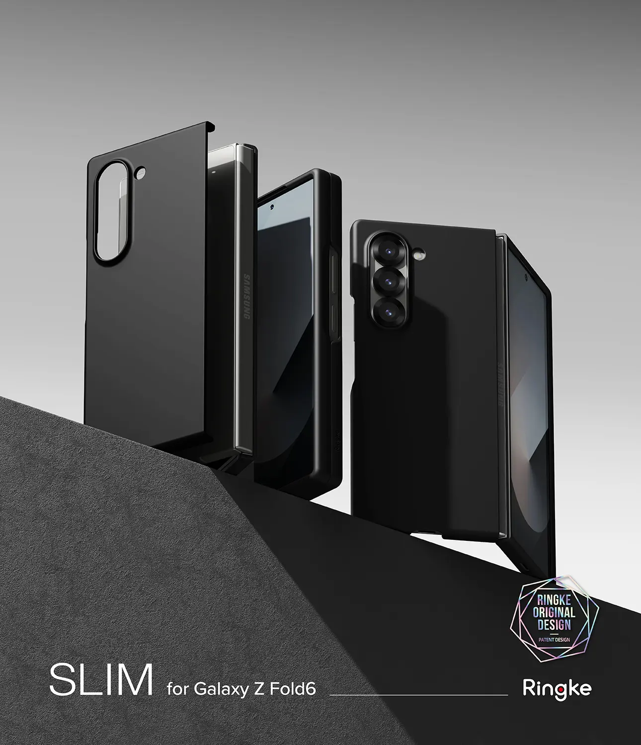 Slim Case Samsung Galaxy Z Fold 6 Svart