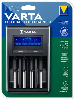 Batterioplader LCD Dual Tech Charger