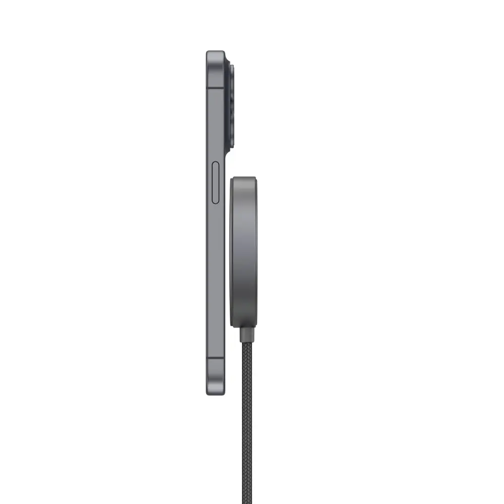 Samsung Galaxy S25 Plus Qi2 15W Magnetisk Trådlös Laddningsplatta svart