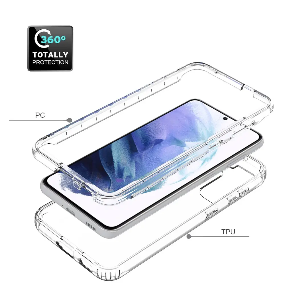 Full Cover Skal Samsung Galaxy S21 Genomskinlig