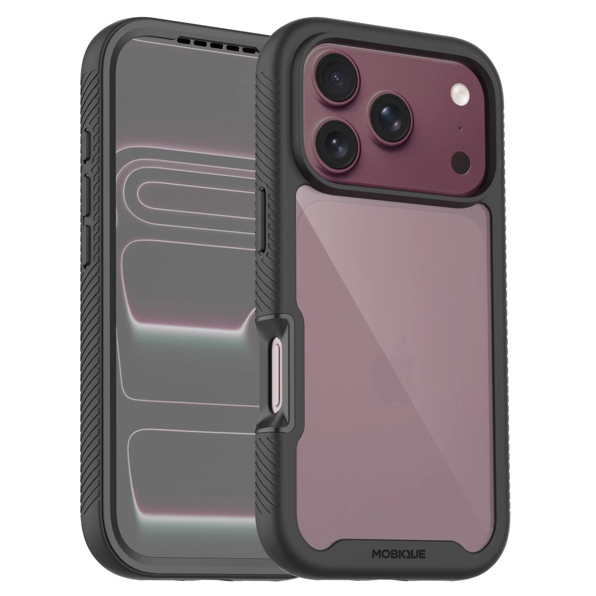 Full Protection Case iPhone 18 Pro Max Svart/transparent