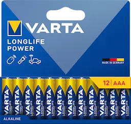 Longlife Power AAA-batteri LR03 1.5V (12-pack)