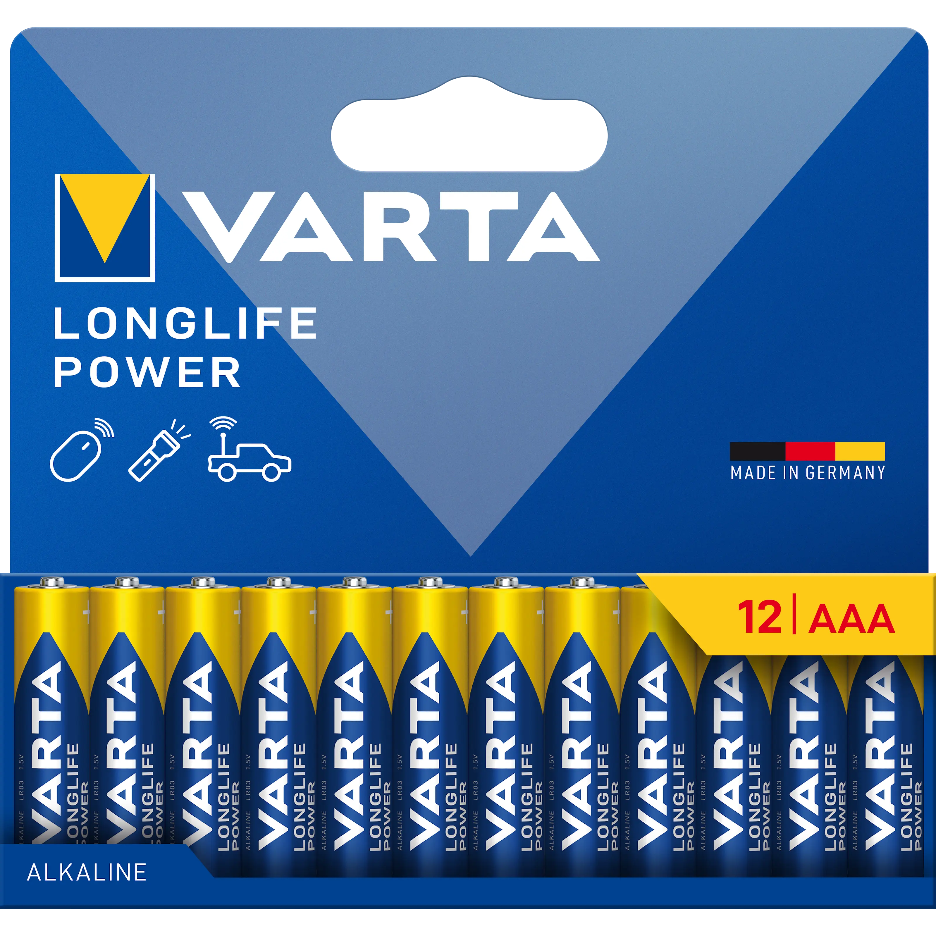 Longlife Power AAA-batteri LR03 1.5V (12-pack)