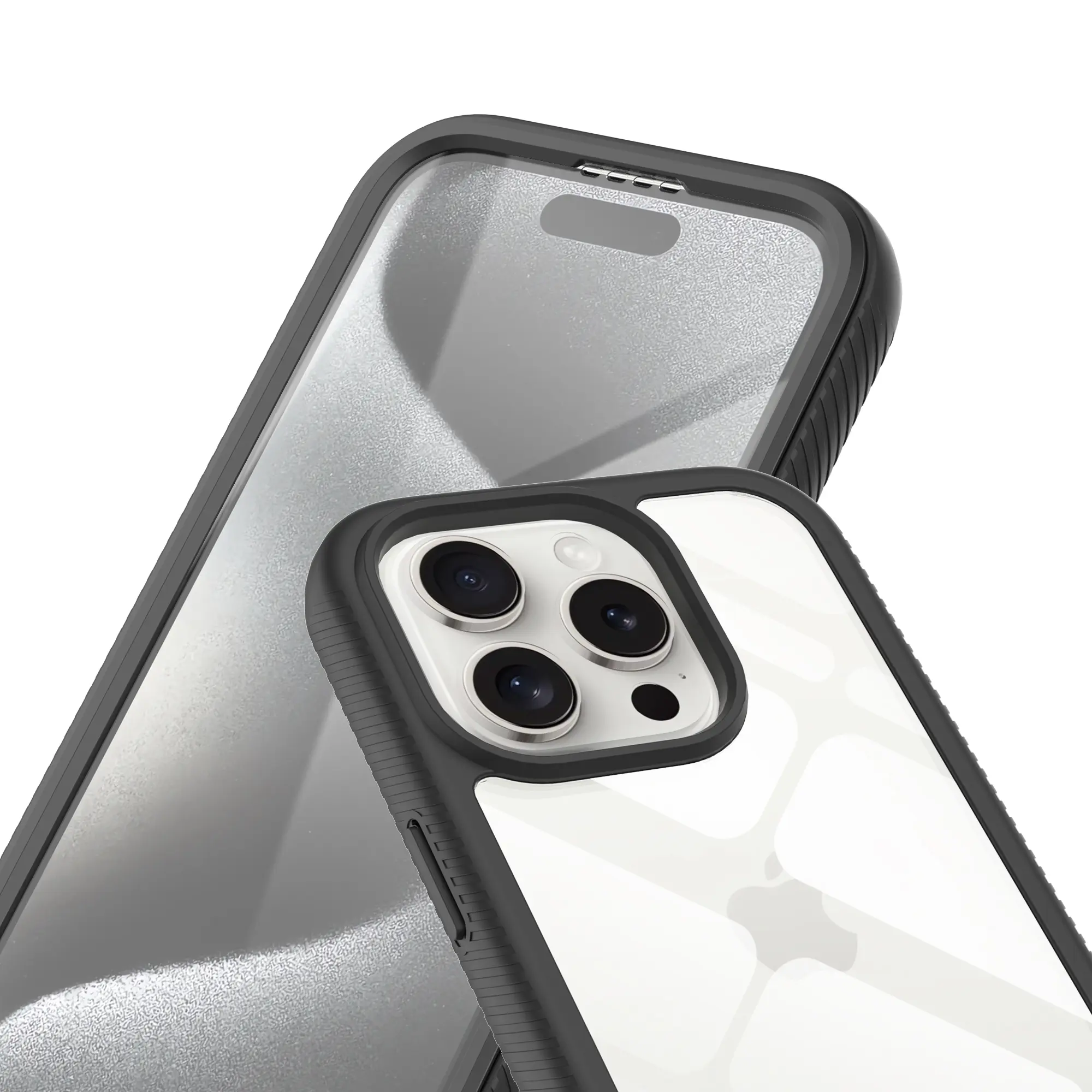 Full Protection Case iPhone 15 Pro Svart