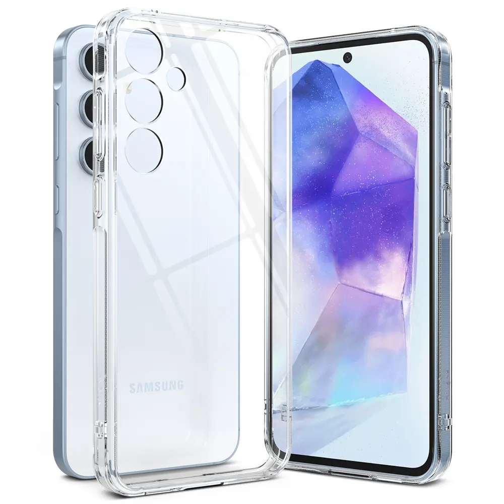 Fusion Case Samsung Galaxy A55 Genomskinlig