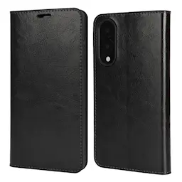 Samsung Galaxy S25 Edge Smidig mobiletui i ekte skinn, Svart