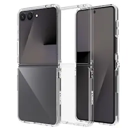 Samsung Galaxy Z Flip 8 Crystal Hybrid-skal, Genomskinlig