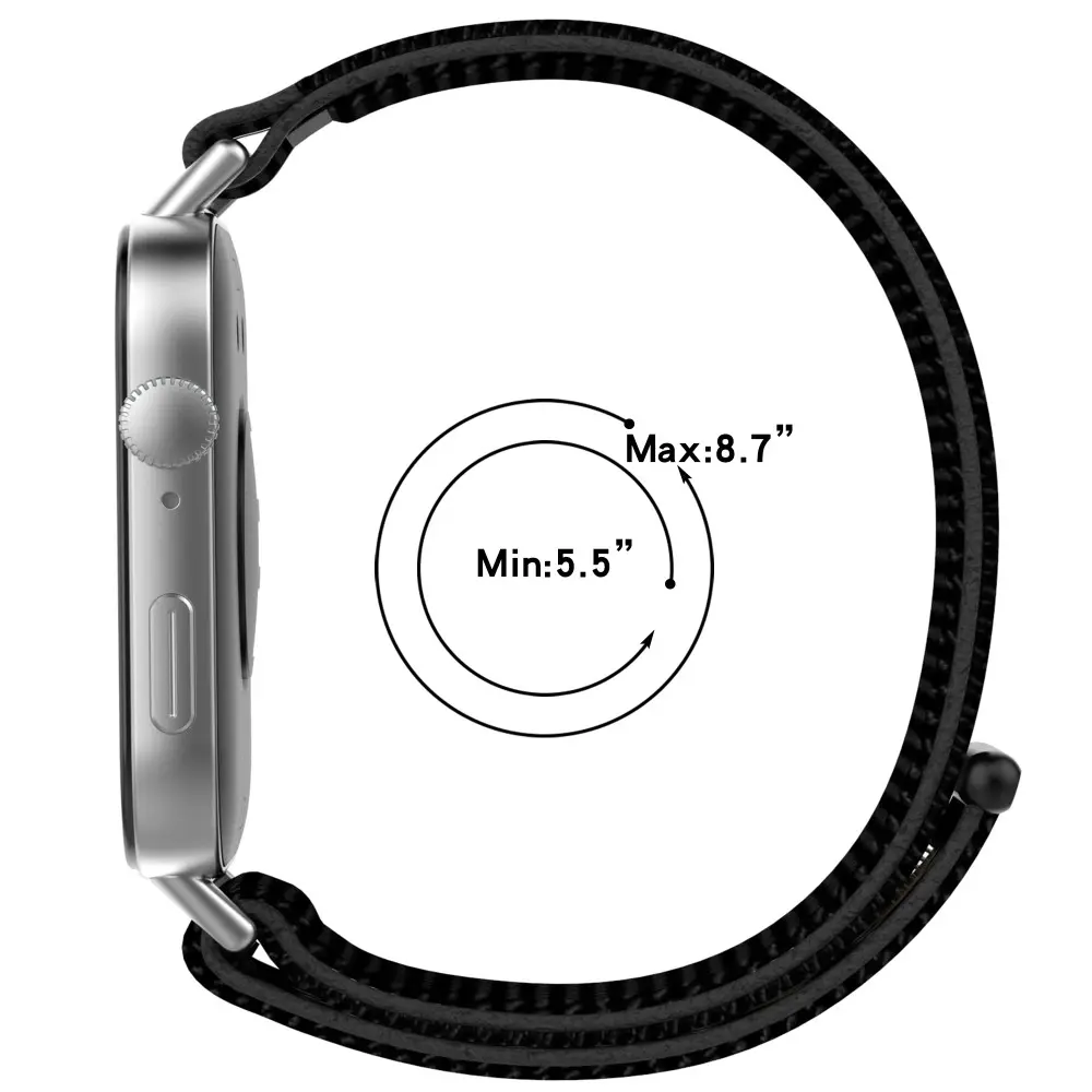 Nylonarmband Huawei Watch Fit 5 Pro Svart