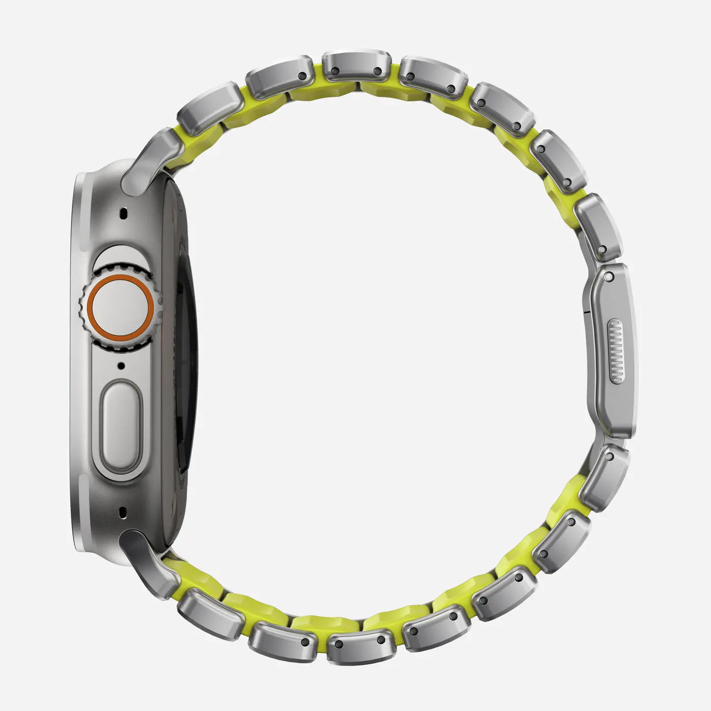 Stratos Band Apple Watch Series 10 46mm Natural Titanium - Volt