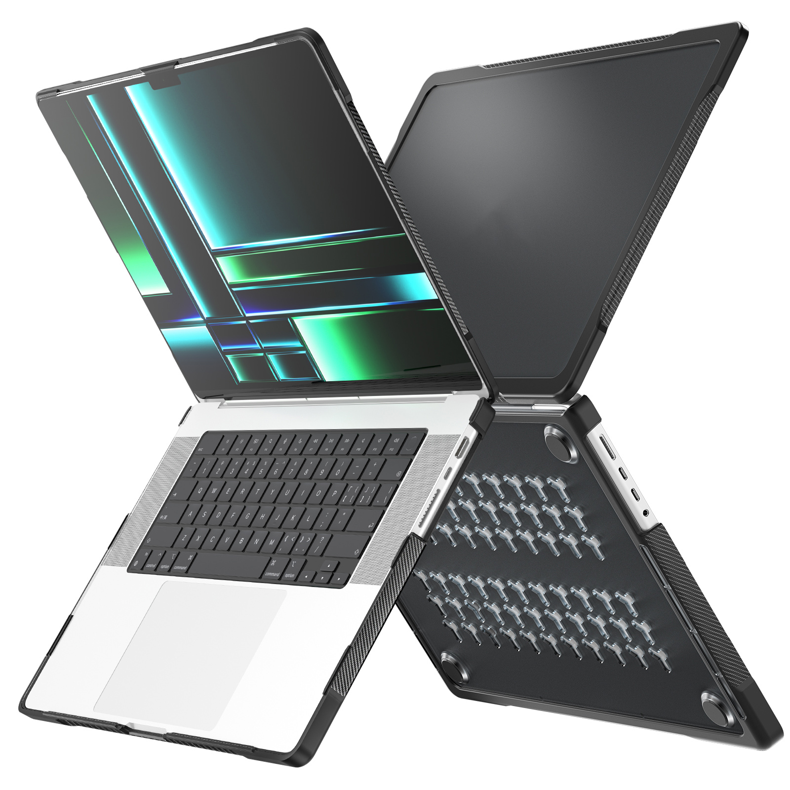 Støtsikkert Deksel Apple MacBook Pro 14 2021 Svart