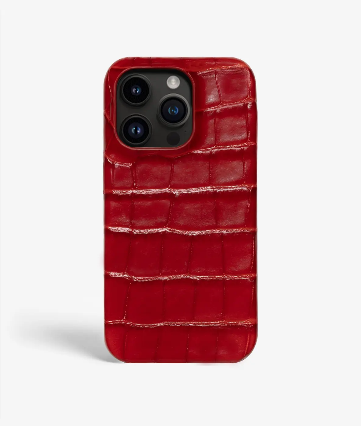 iPhone 14 Pro Max Cover Croco Rød