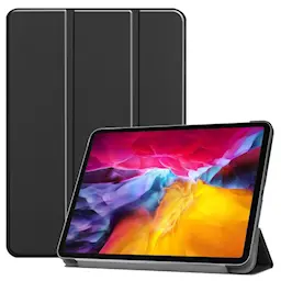 Apple iPad Pro 11 4th Gen (2022) Tri-Fold kotelo, Musta