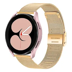 Samsung Galaxy Watch 4 44mm Mesh-ranneke, Kulta