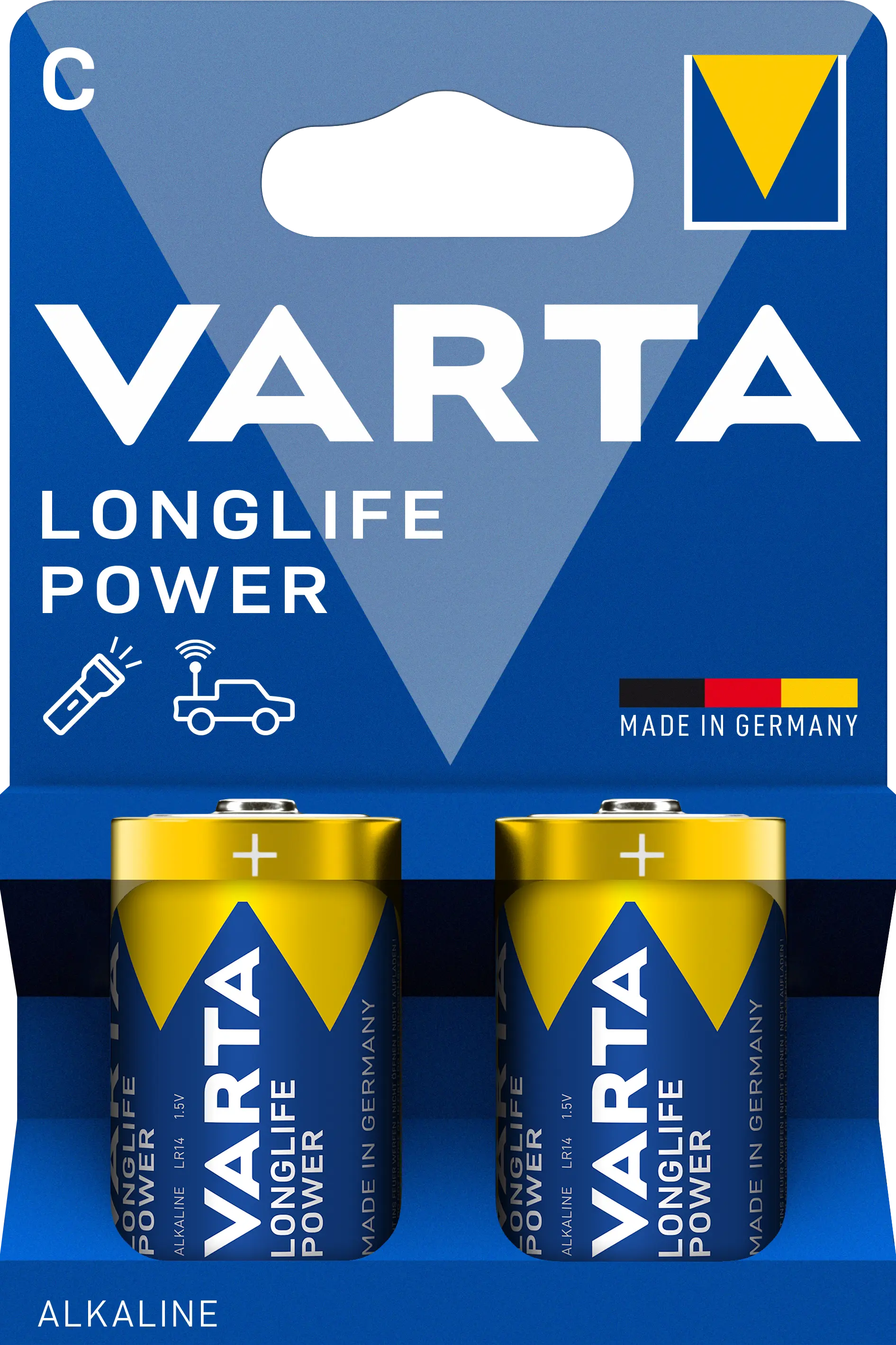 Longlife Power C-batteri LR14 1.5V (2-pack)