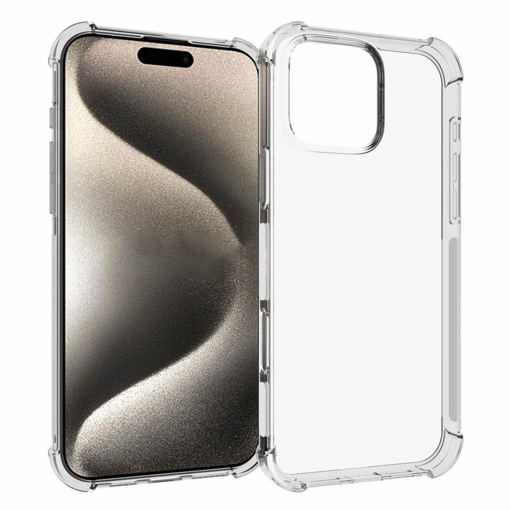 tectTech TPU Case Extra iPhone 16 Pro Max Clear - Mobildeksel