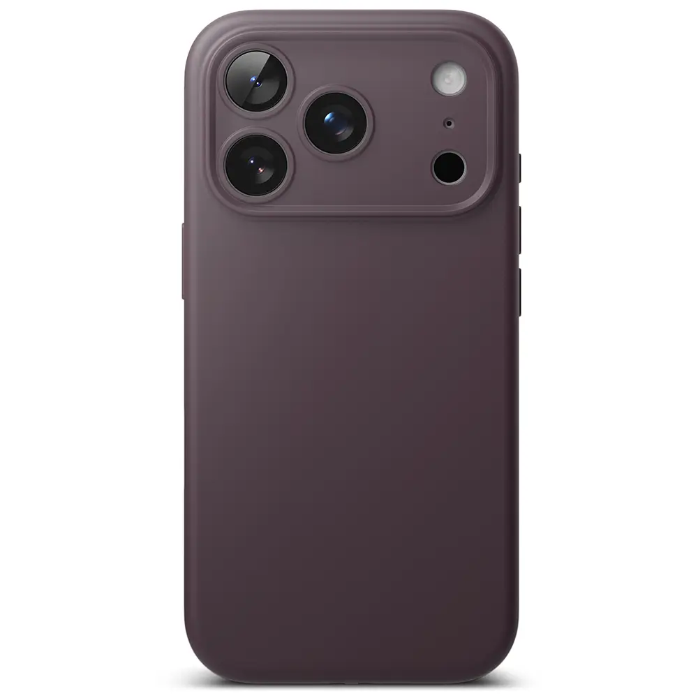 Silicone Magnetic Case iPhone 18 Pro Dark Cherry