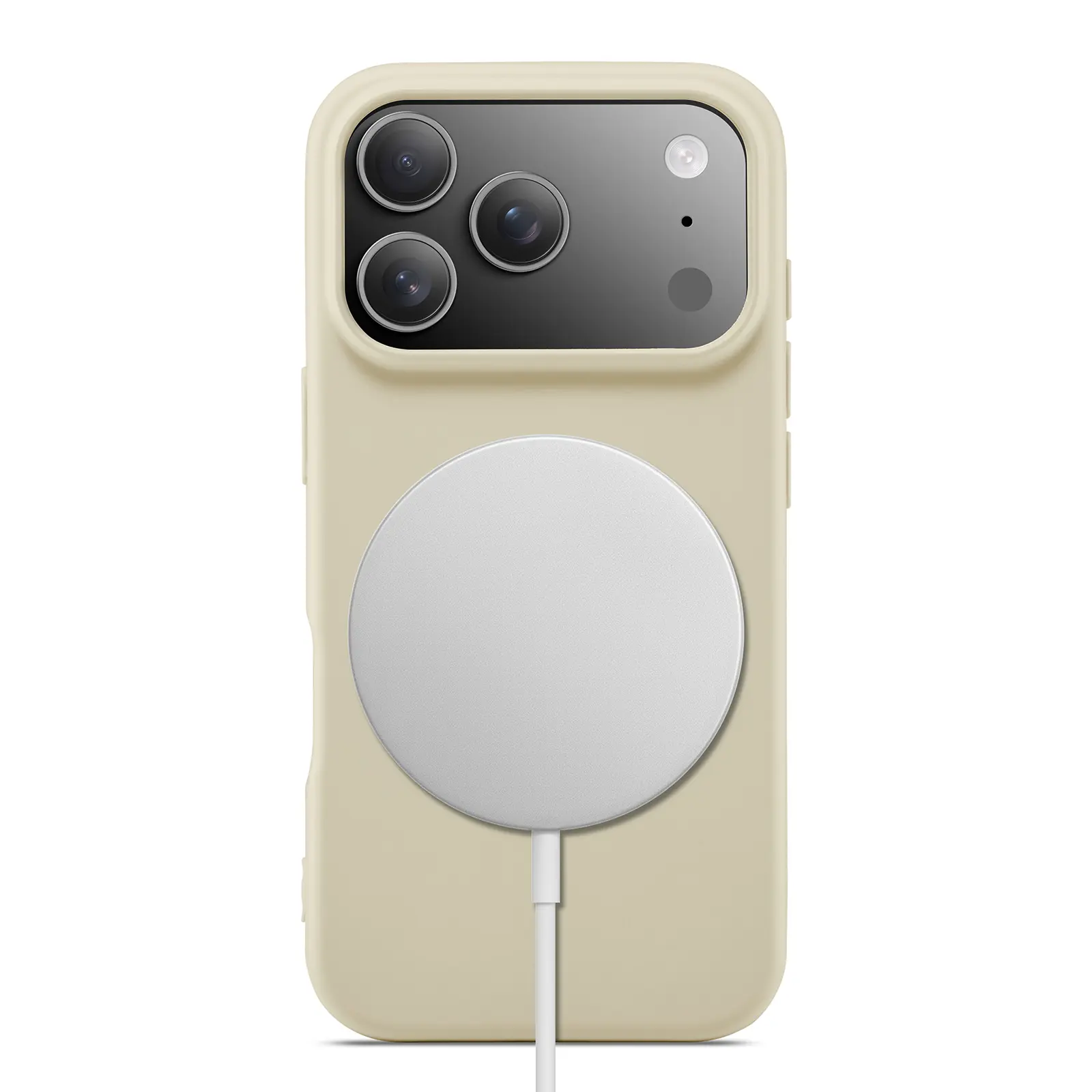 TPU Skal MagSafe iPhone 17 Pro Max Beige