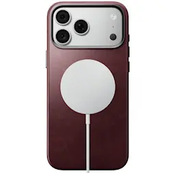 iPhone 18 Pro Max Traditional Horween Leather Case MagSafe Burgundy