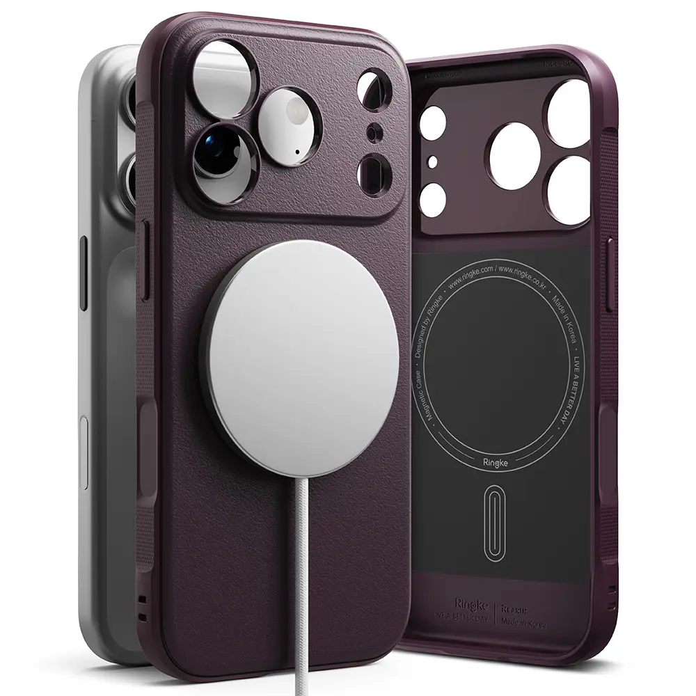 Onyx Magnetic Case iPhone 18 Pro Dark Cherry