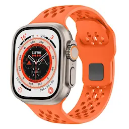 Apple Watch Ultra 49mm 3rd Gen Reim Sport Silikon Oransje