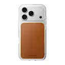 iPhone 18 Pro Clear Leather Case MagSafe Saddle