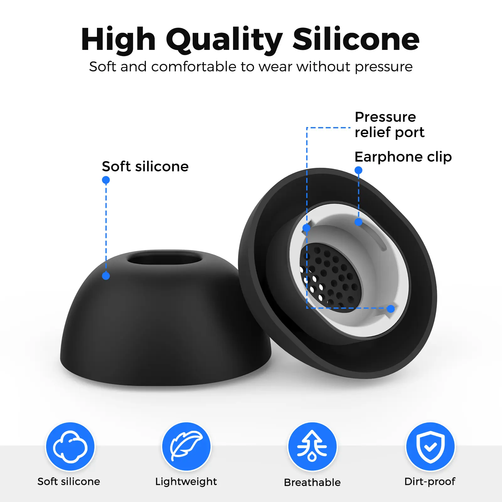 Ear Tips (3-pack) Samsung Galaxy Buds 3 Pro Vit