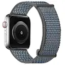 Apple Watch Ultra 49mm 4th Gen nylonrem med velcrolukning, Mørkegrå