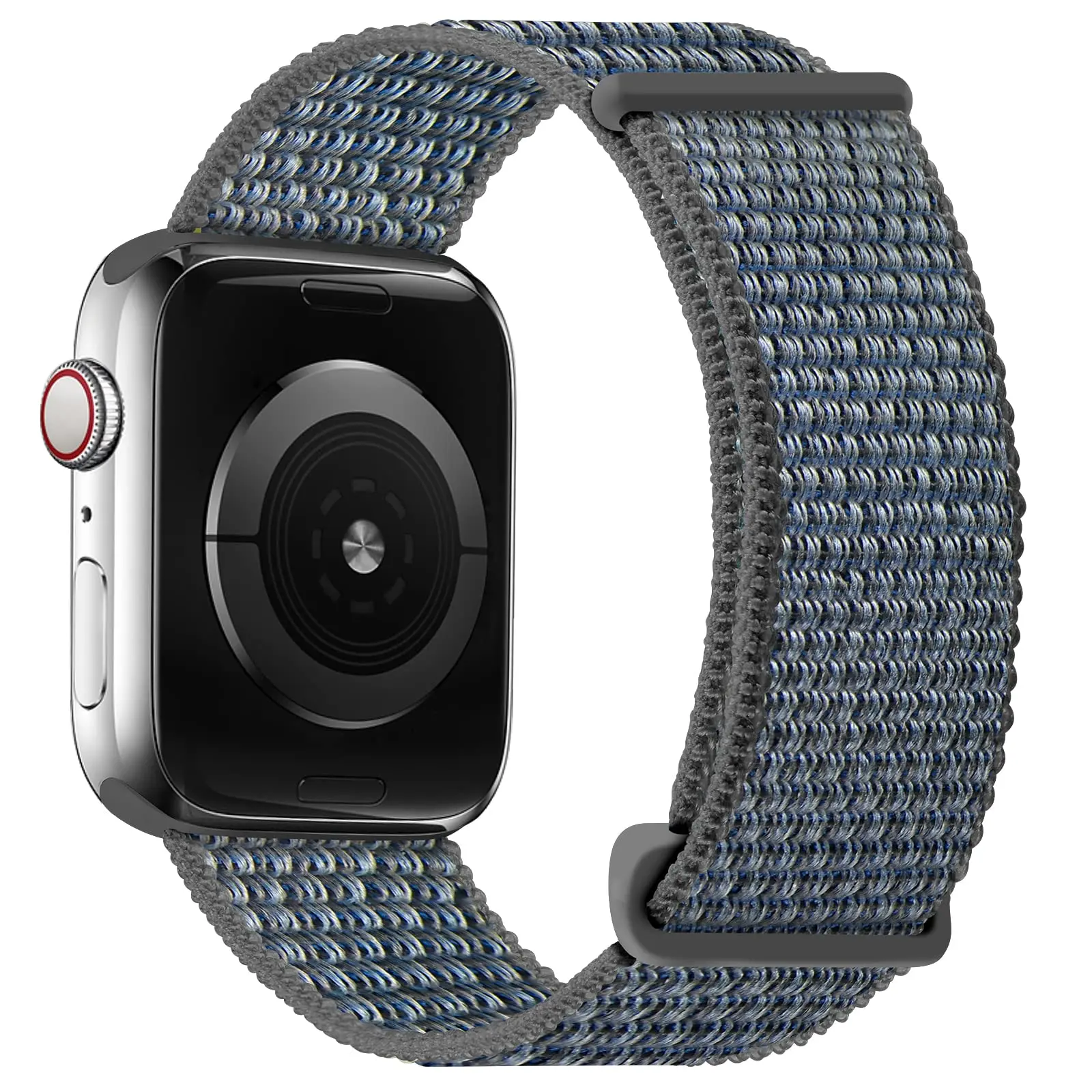 Apple Watch Ultra 49mm 4th Gen nylonrem med velcrolukning, Mørkegrå