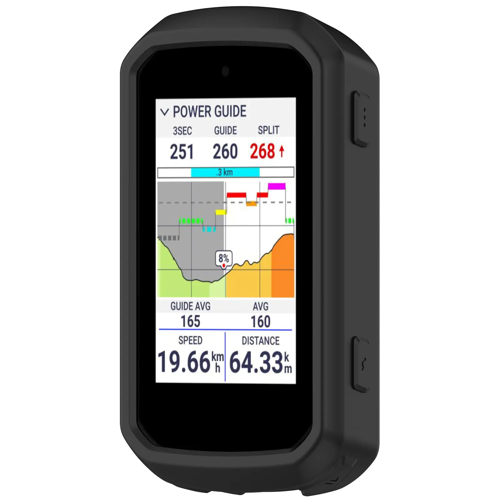 Silikonskal Garmin Edge 850 Svart