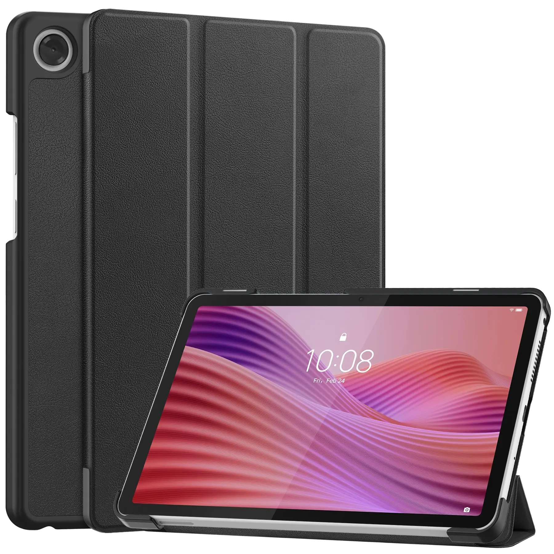 Fodral Tri-fold  Lenovo Tab One Svart
