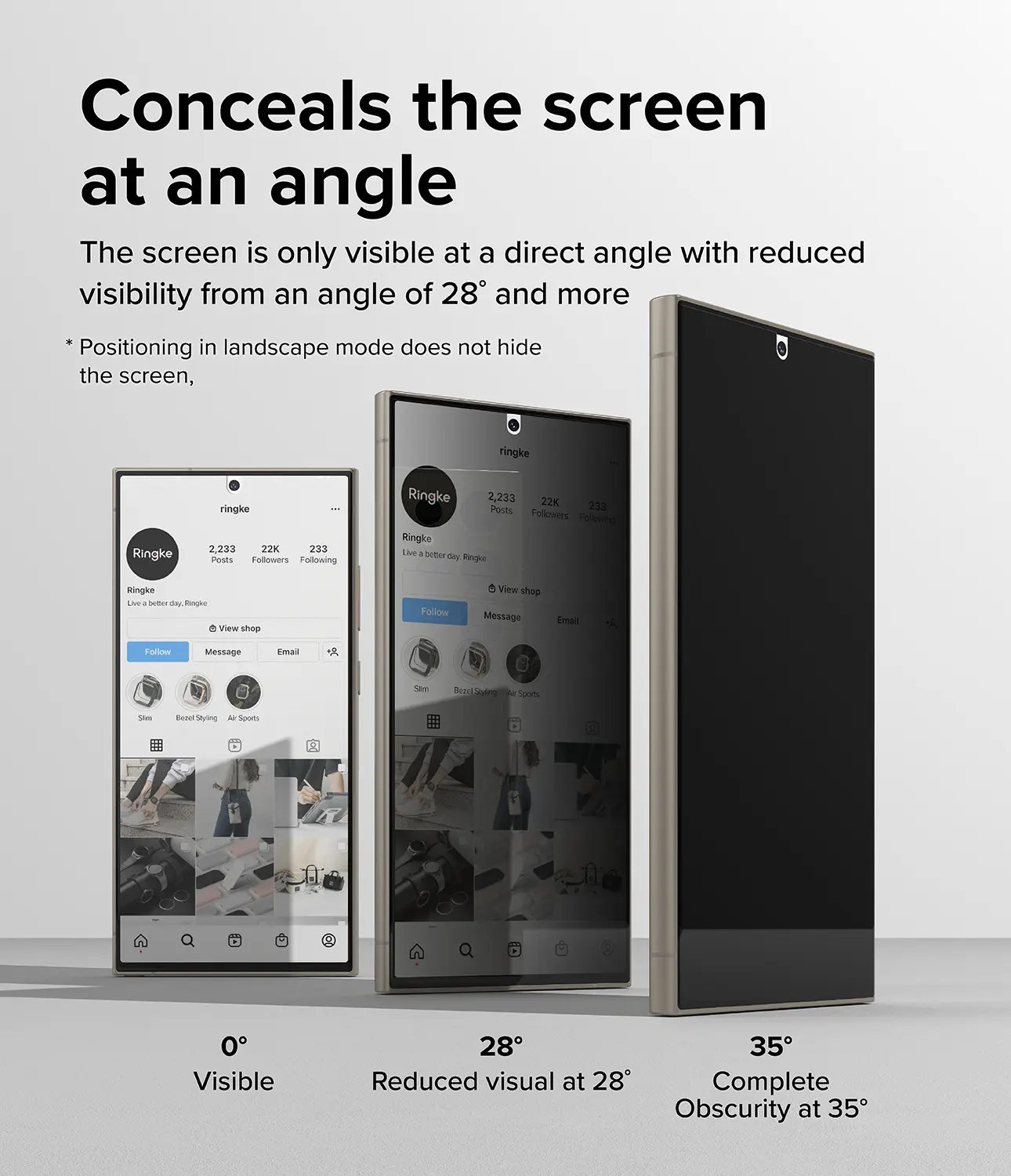 Privacy Dual Easy Screen Protector Samsung Galaxy S24 Ultra