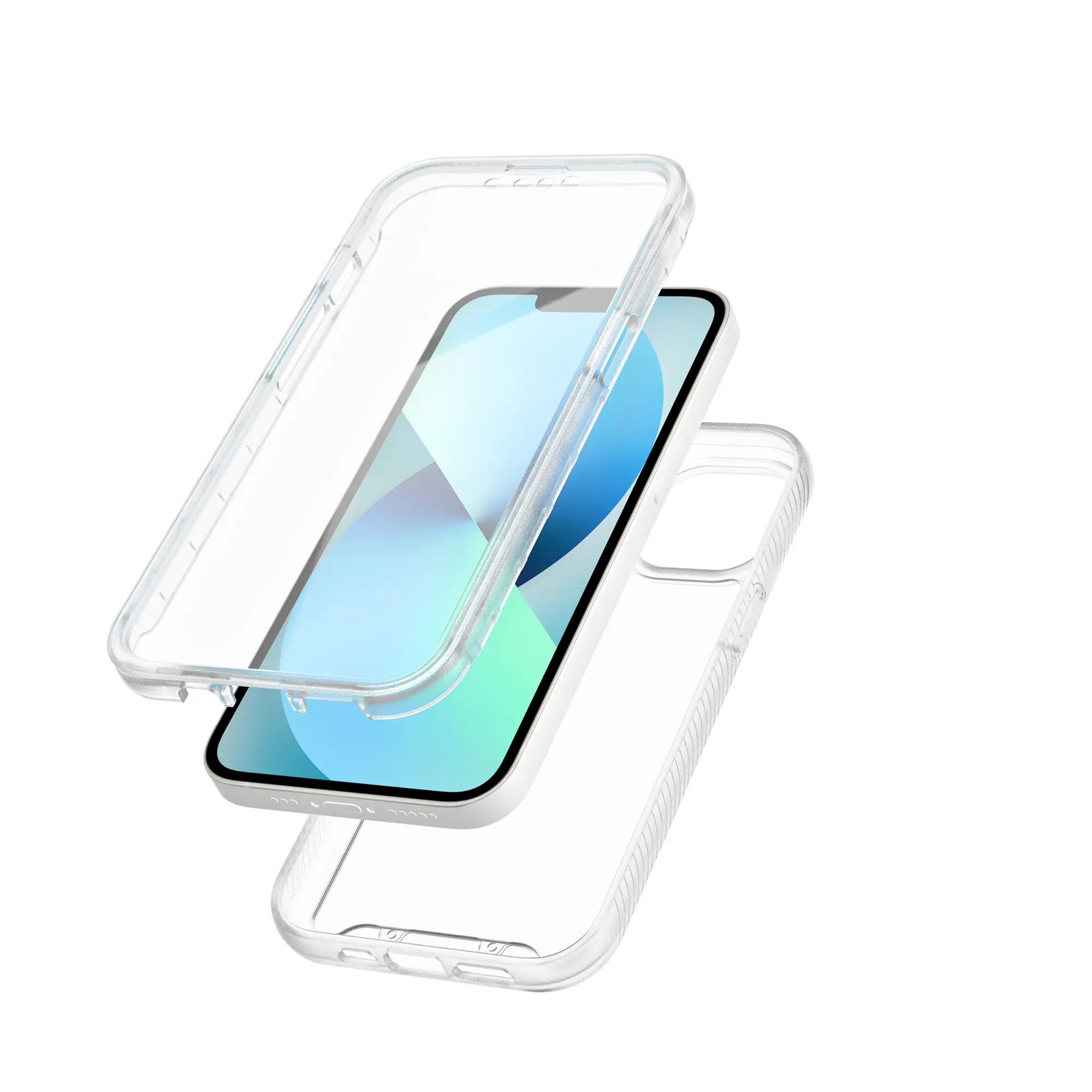 Full Protection Case iPhone 14 Genomskinlig