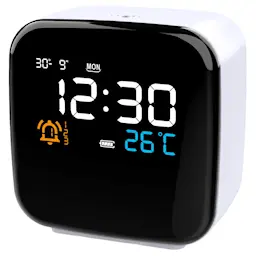 Digital vekkerklokke Cube med Wake-up Light