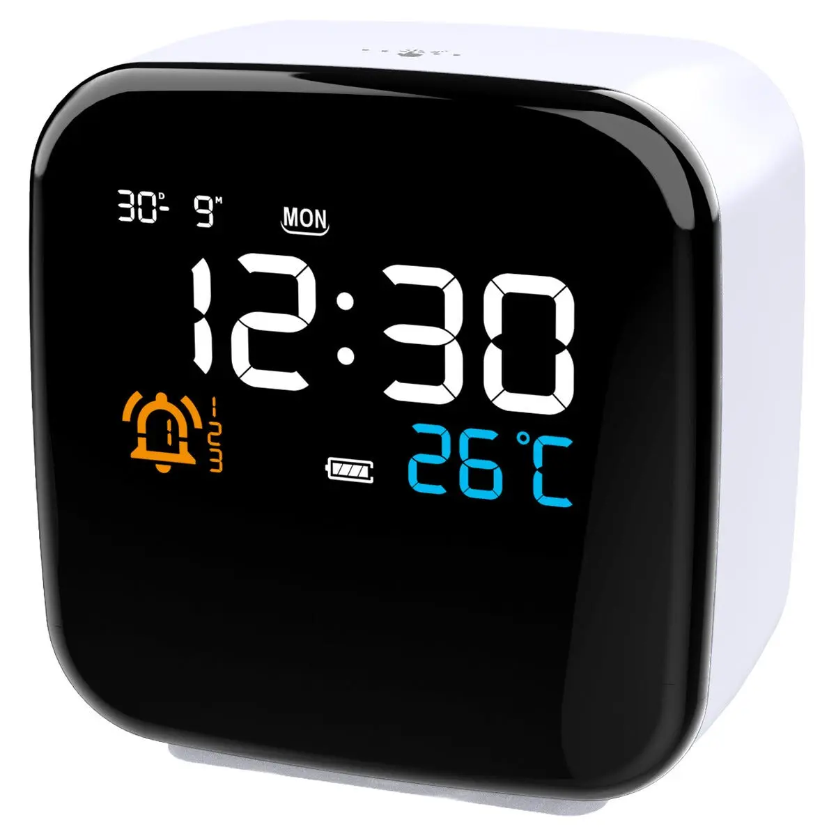 Digitalt vækkeur Cube med Wake-up Light