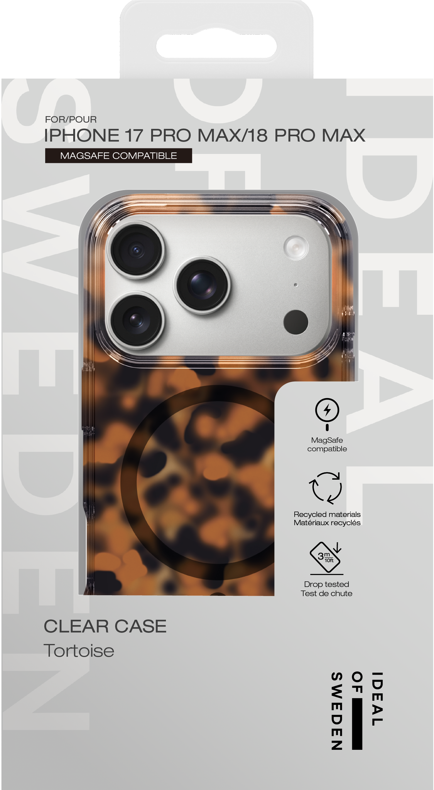 Clear MagSafe Case iPhone 17 Pro Max Tortoise