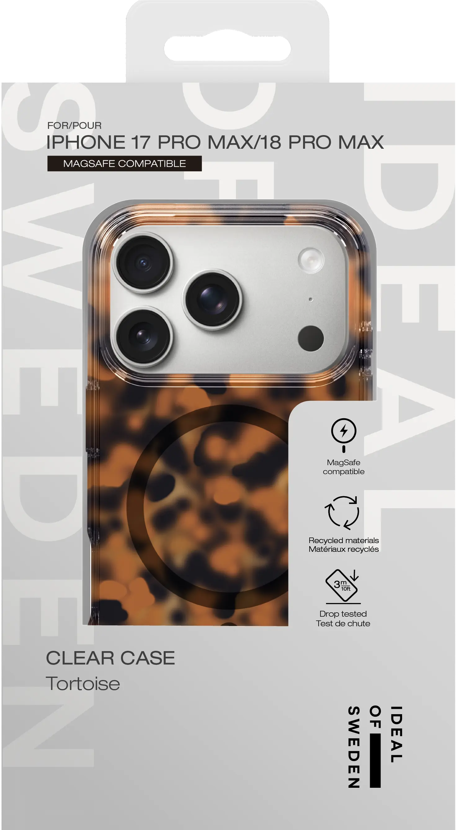 Clear MagSafe Case iPhone 17 Pro Max Tortoise